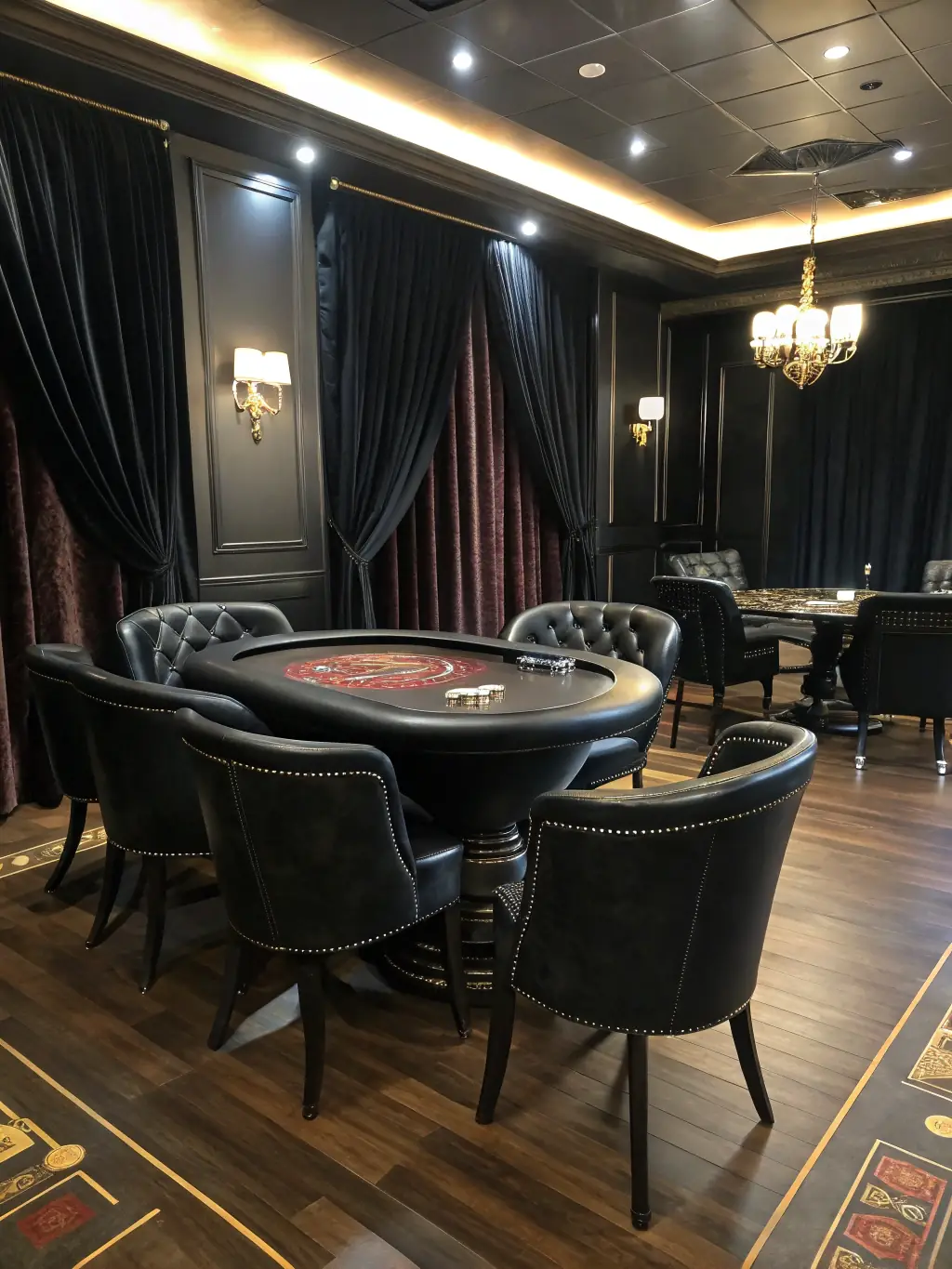 A captivating shot of The Ritz Club in London, featuring its exclusive gaming rooms, refined decor, and high-end clientele, emphasizing its status as a premier private casino.